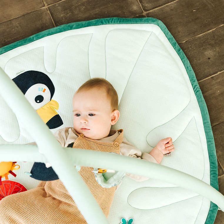 Lilliputiens Mata Edukacyjna Dżungla 0m+ z Pałąkami