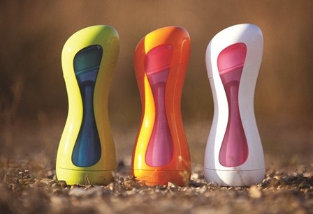 Butelka iiamo go samopodgrzewająca się biało-różowa 0+