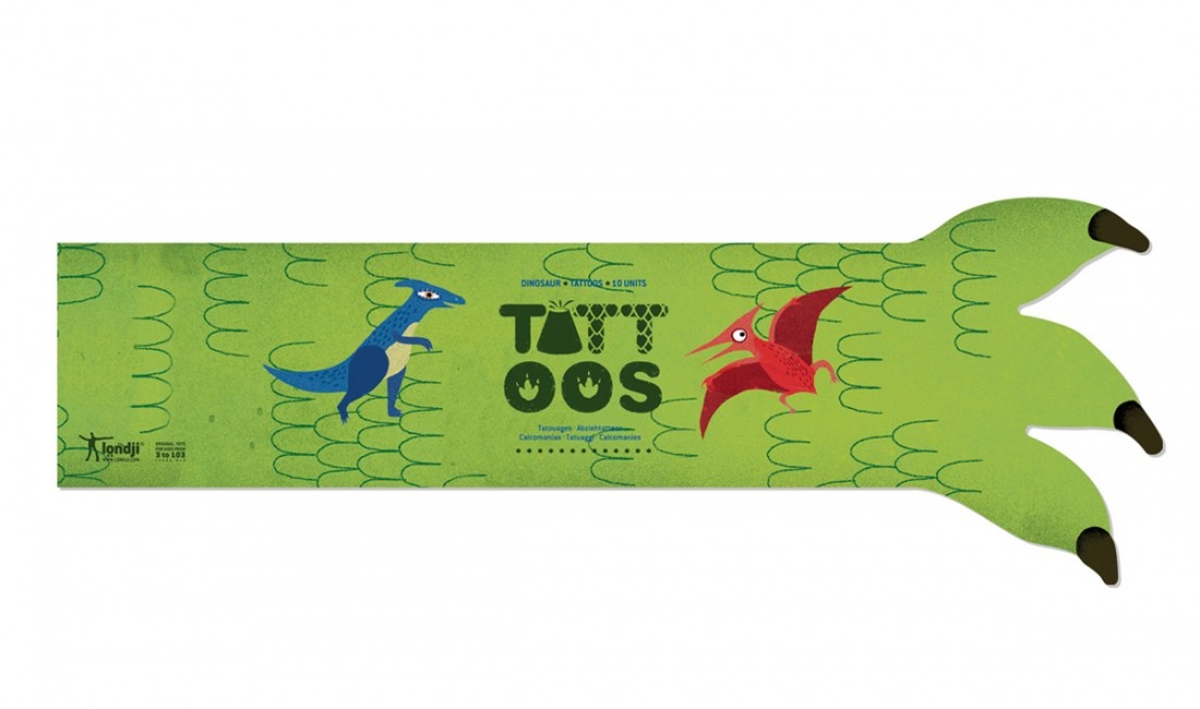 Londji Tatuaże Dinozaury 34x7cm