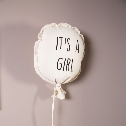 Childhome, Balon dekoracyjny kanwas 35 x 26 x 8 cm Girl