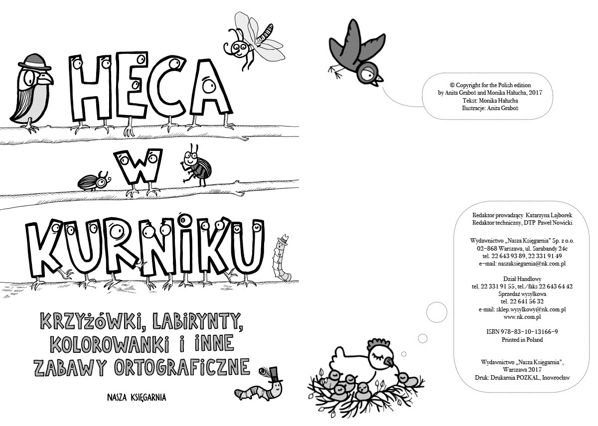 Heca w kurniku - Gry i Zabawy Ortograficzne | Nasza Księgarnia