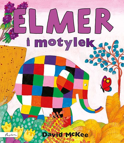 Elmer i motylek - książka edukacyjna 1+