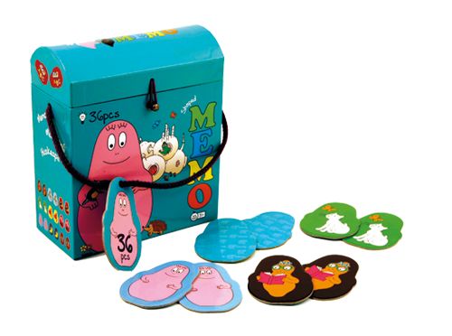 Gra Barbapapa Memo z Kartonu 36 kart 3+