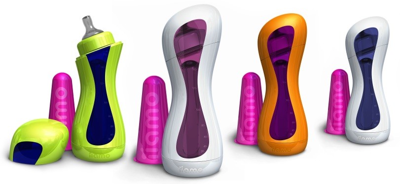 iiamo go Samopodgrzewająca się butelka pomarańczowo-purpurowa 0+