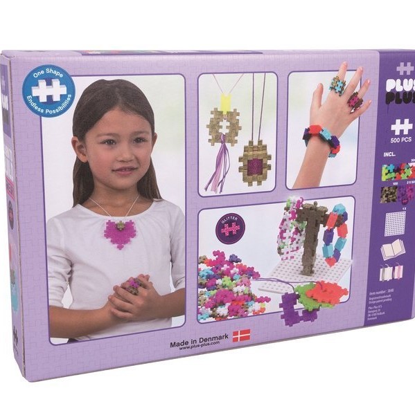 Plus-Plus Mini Mix Brokat 500 szt. Biżuteria 5+