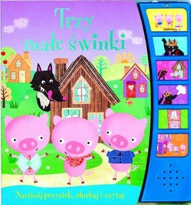Książeczka dźwiękowa Trzy małe świnki 12 stron 2014