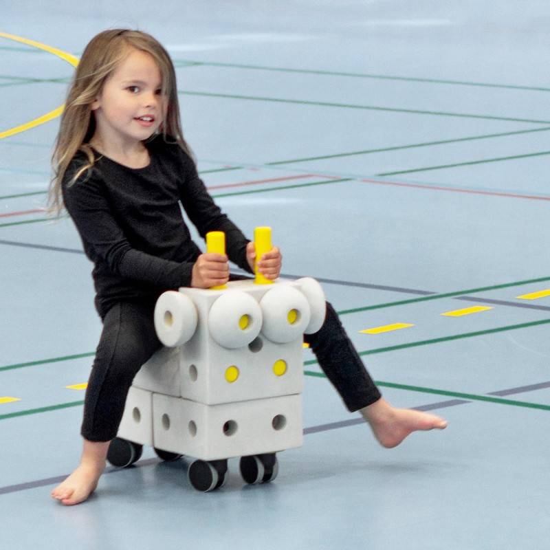 MODU, Half Ball Kit - piankowe półkule rozwijające motorykę dużą - niebieskie