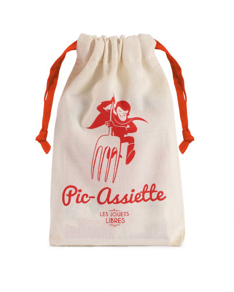 Les Jouets Libres Karty Pic-Assiette Edukacyjna Gra 4+