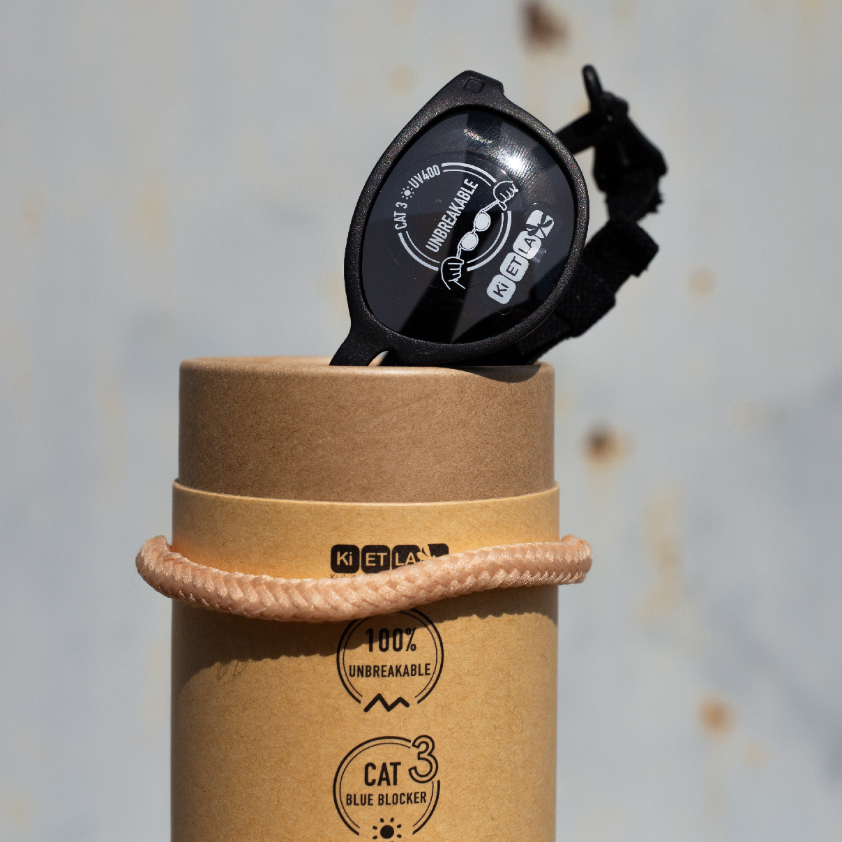 KiETLA Okulary Przeciwsłoneczne Diabola 0-1 BLACK