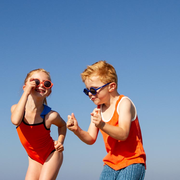 Ki ET LA, Okulary przeciwsłoneczne Rozz 1-2 Fluo Orange