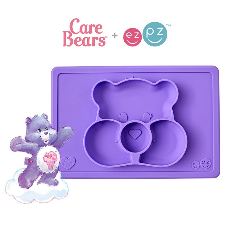 EZPZ Talerzyk z podkładką 2w1 Care Bears™ Mat 4+ miesiące