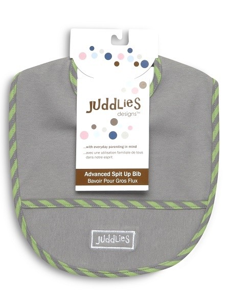 Śliniak z kieszonką Everyday Grey - Bawełniany 0+