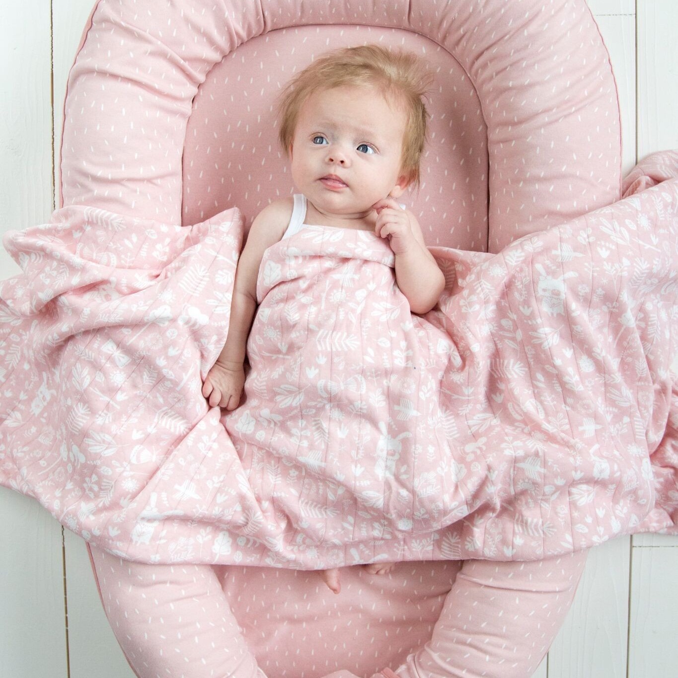 Little Dutch Otulacz Adventure Pink 120x120cm