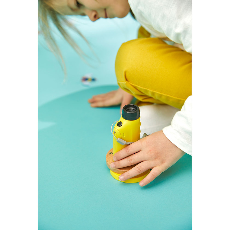 Janod Mikroskop Kieszonkowy dla Dzieci 50x–250x Przenośny 3+