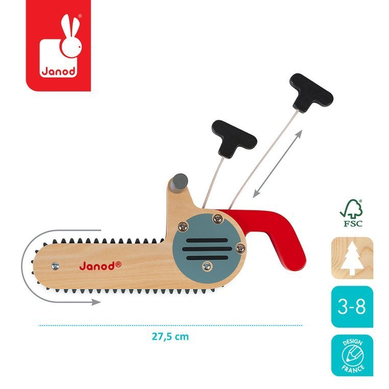 Janod Piła Łańcuchowa Drewniana Brico'kids 3+