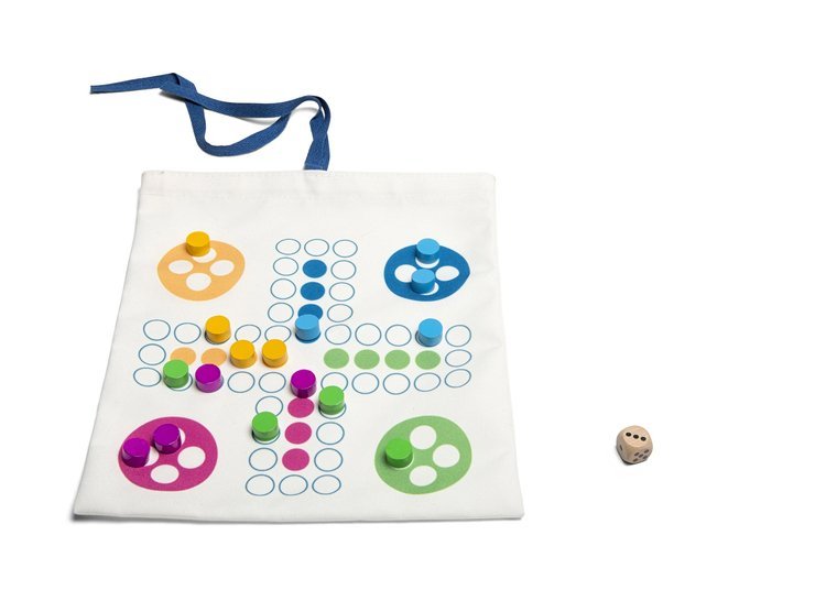 BS Toys Podróżna Gra 2w1 Chińczyk Drabinka 4+