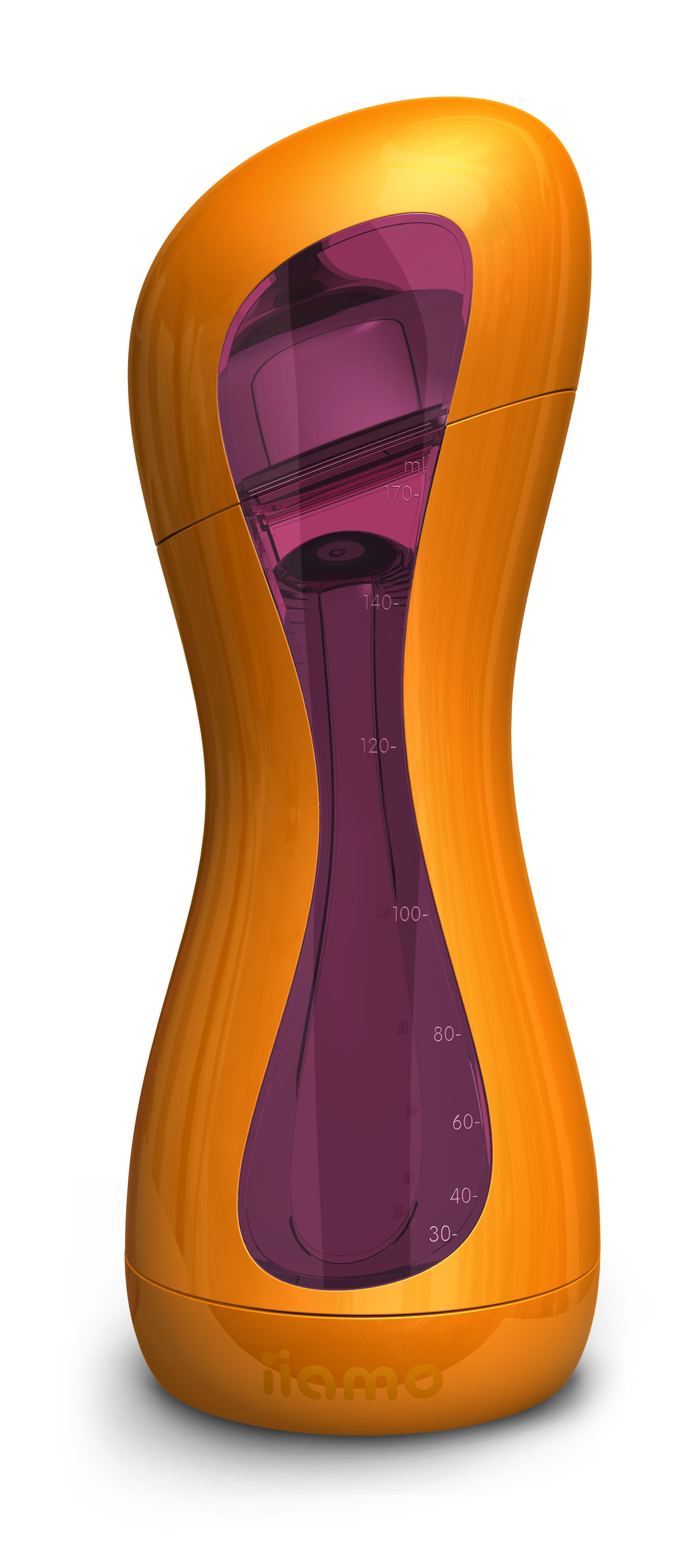 iiamo go Samopodgrzewająca się butelka pomarańczowo-purpurowa 0+