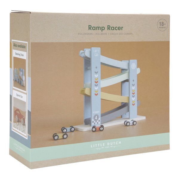 Little Dutch Zjeżdżalnia Samochodowa Błękitna 18m+