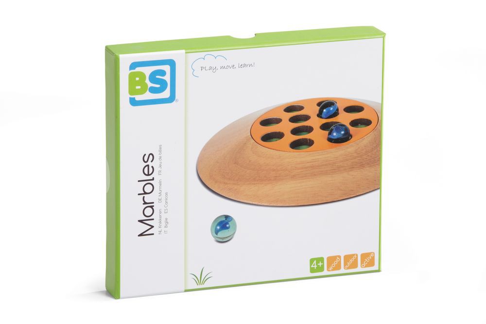 BS Toys Gra Szklane Kulki Marbles 4+ Zestaw