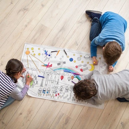 BS Toys Kolorowanka XXXL z materiału 100x60cm 4+