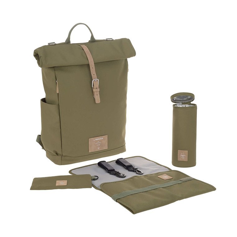 Lassig Green Label Plecak Rolltop Olive dla Mamy