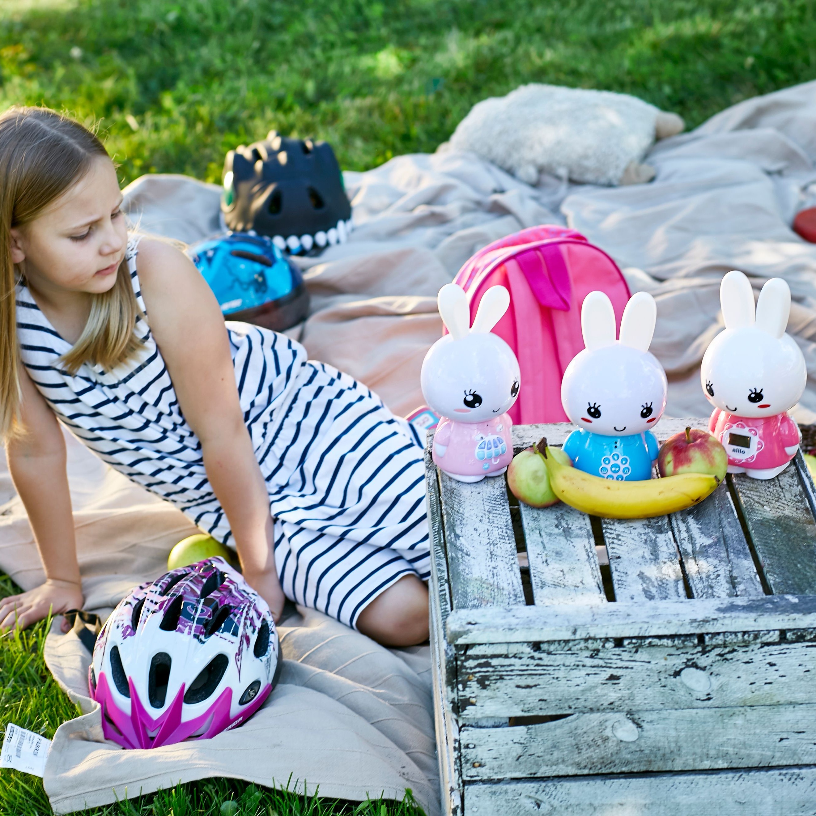 Alilo Króliczek Honey Bunny - fioletowy interaktywny 0+