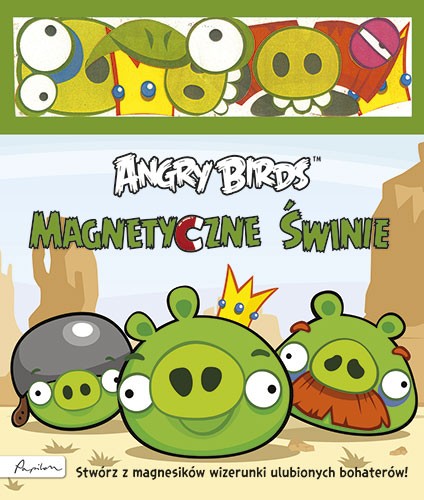 Magnetyczne układanki Angry Birds 30+ magnesów 3+
