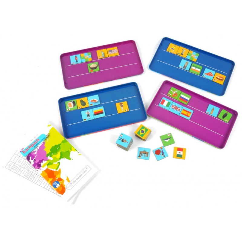 The Purple Cow Rummy Gra magnetyczna Backpack 6+