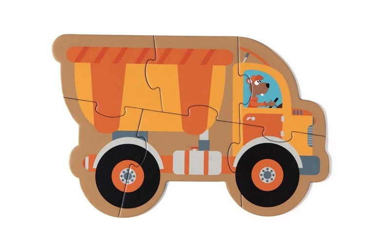 Scratch Pierwsze Puzzle Pojazdy 2+ 6el.