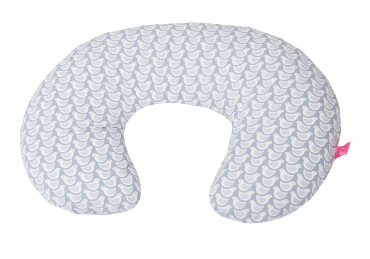 Motherhood Poduszka Fasolka Orkiszowa Niebieskie Ptaszki