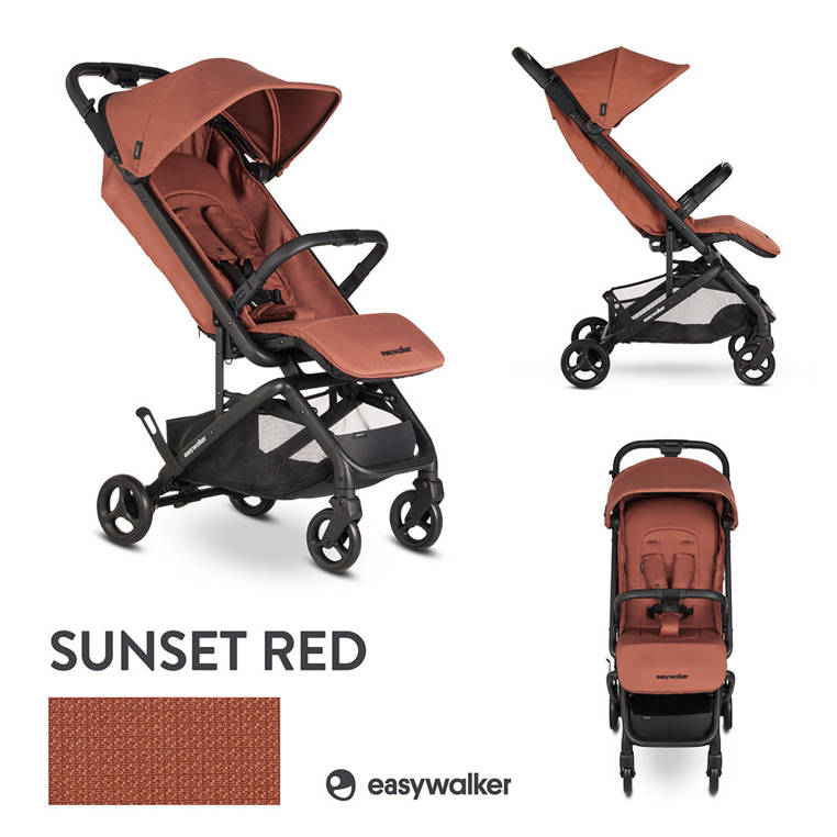 Easywalker Miley² Wózek Spacerowy Sunset Red 0+
