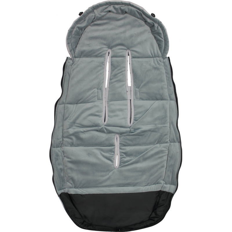 Dooky Śpiworek do wózka Light Grey Crowns 6-36m