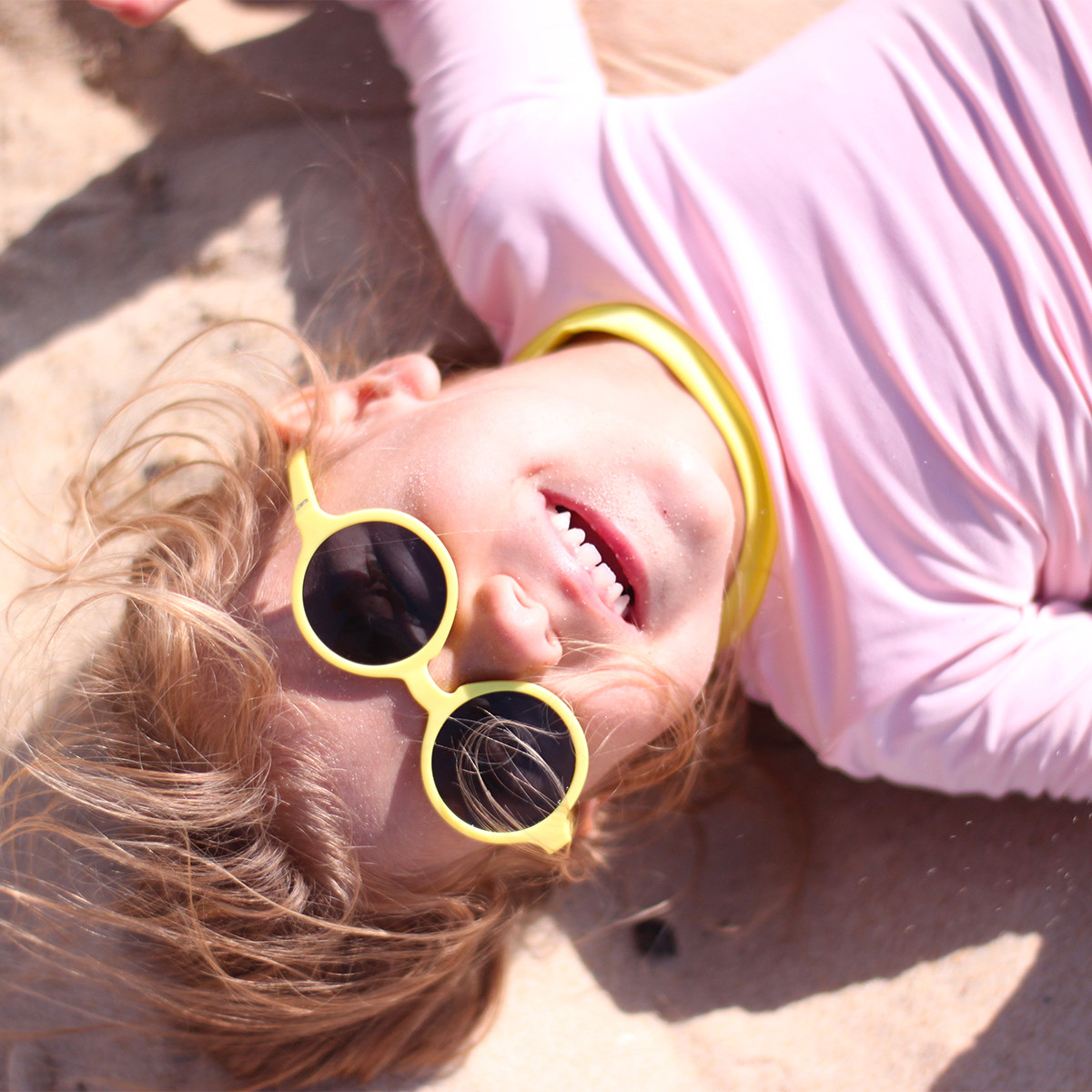 Ki ET LA Okulary Przeciwsłoneczne WOAM 4-6 lat Żółte