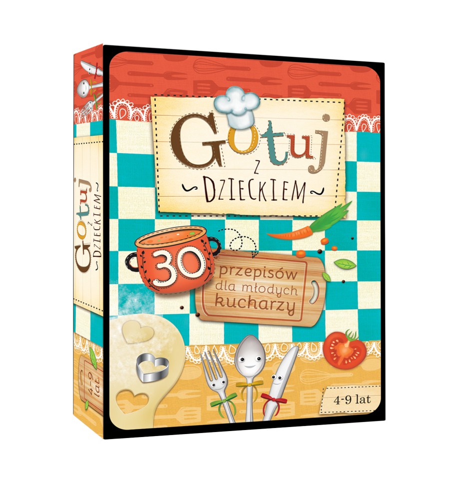 Gotuj z Dzieckiem 30 Kart Przepisów - Joanna Mentel 3+