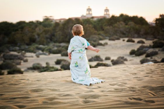 Poofi Otulacz Bambusowy TROPICAL Kaktusy 120x120