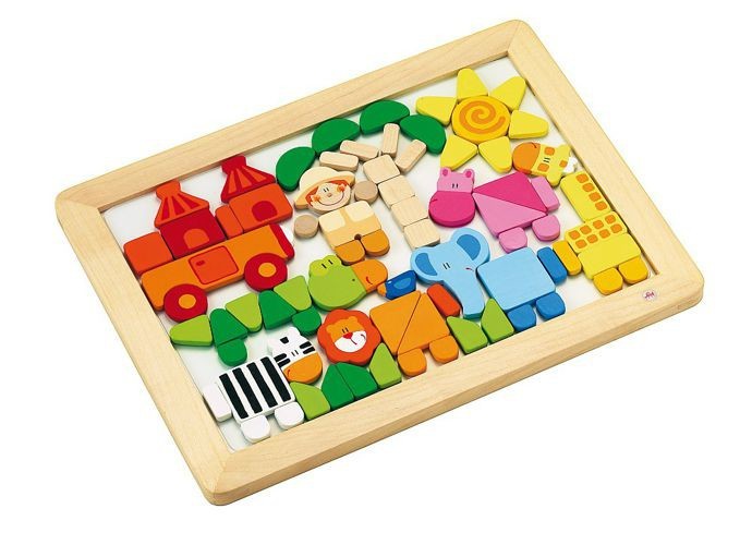 Sevi Układanka Magnetyczna Sawanna 78 el. 3+