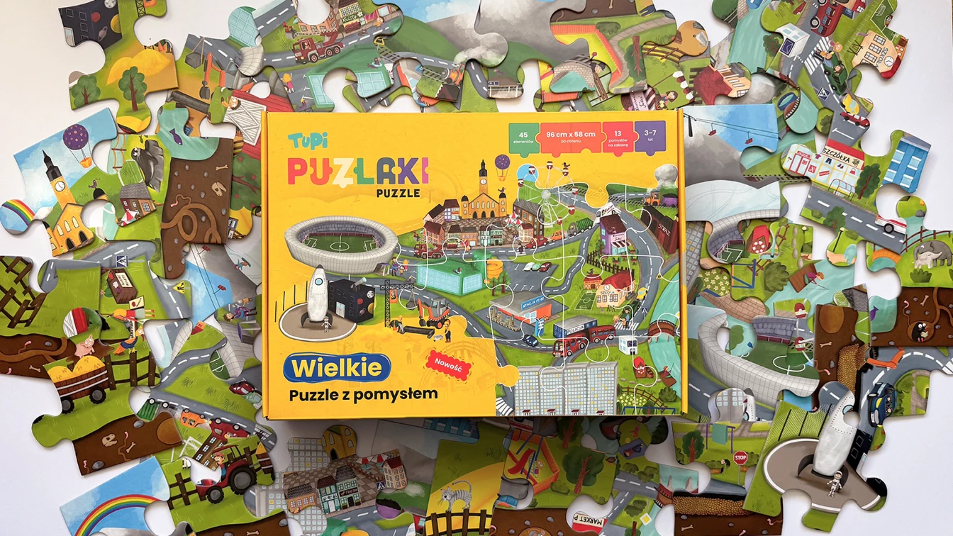 Puzlaki Wielkie Puzzle Układanka 45el 96x58cm 3+