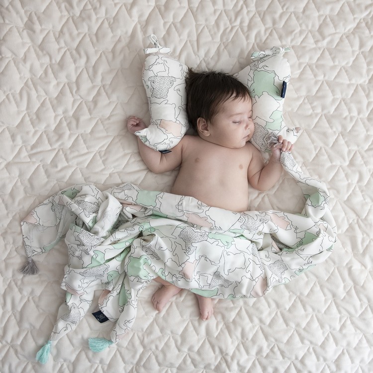 La Millou Anielskie Skrzydła Bamboo Blue Hawaiian Birds