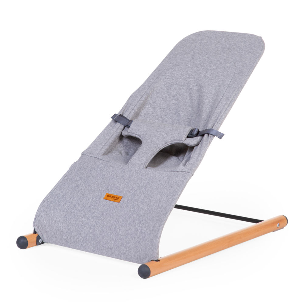 Childhome Leżaczek Bujany Evolux Jersey Grey 0+