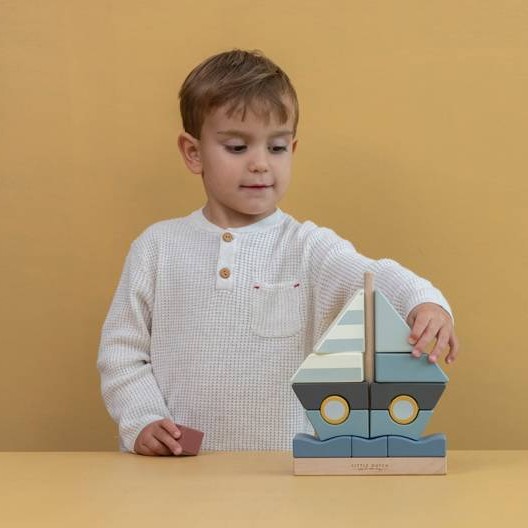 Little Dutch Łódeczka do układania 14el 1+