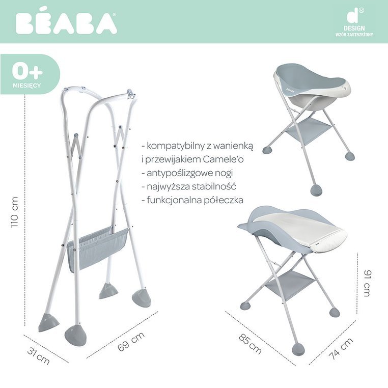 Beaba Stojak do wanienki i przewijaka Camele’o 0+