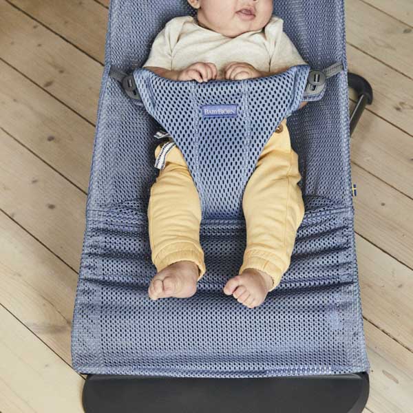 BabyBjorn, leżaczek BLISS MESH - Niebieski
