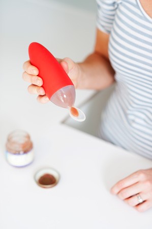 Boon Łyżeczka do karmienia niebieska PS6830 4m+