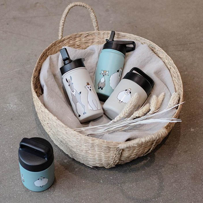 Baby Livia Butelka Termiczna 400 ml Blue Surf 0+