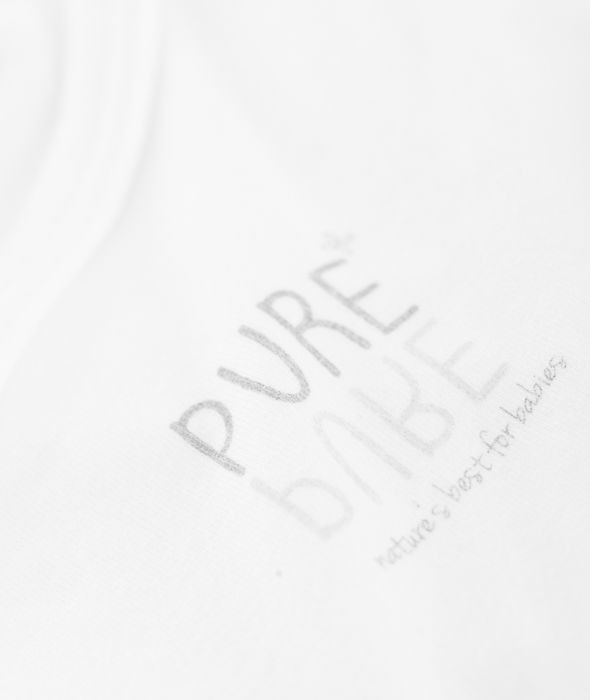 Body niemowlęce bambusowe białe 9-12m