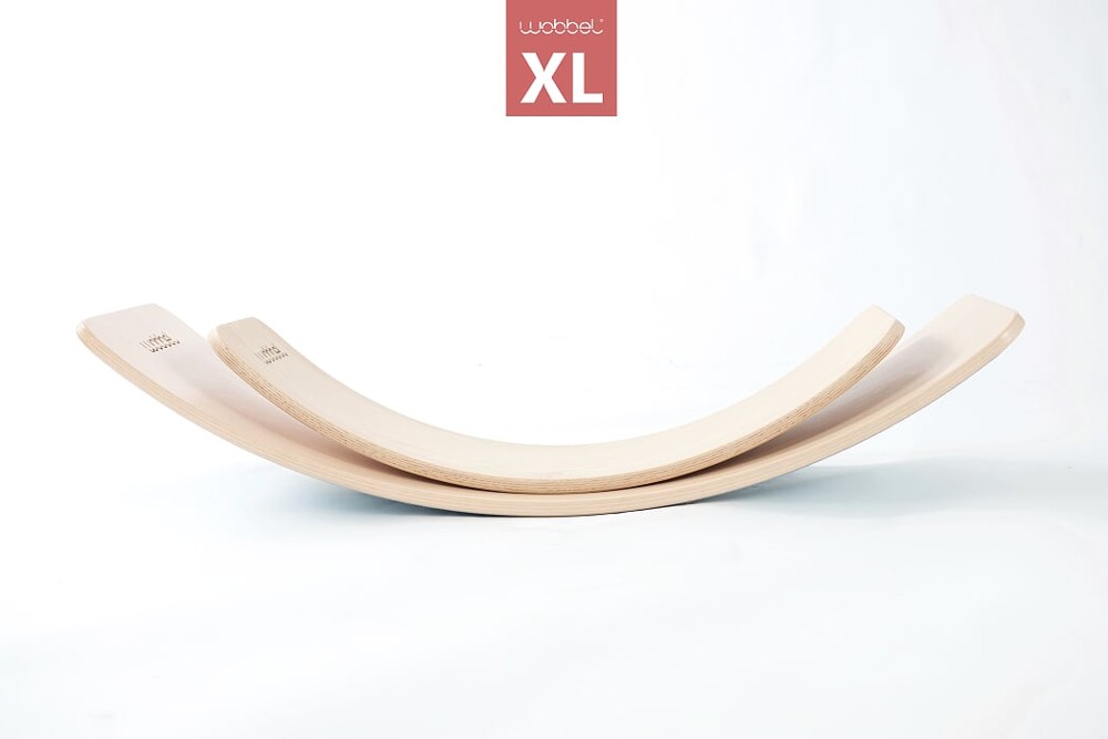 Wobbel Deska do balansowania XL różowa z filcem 115cm