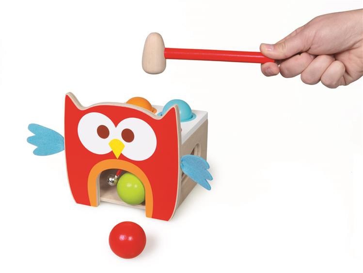 Scratch Toc-Toc Przebijanka Sowa 12m+