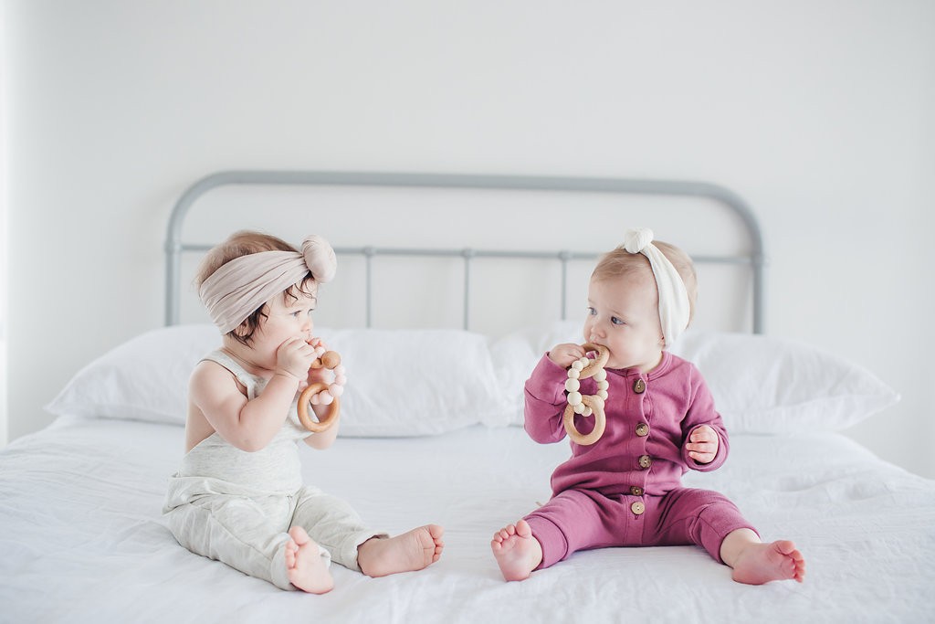 LouLou Lollipop Gryzak Silikonowo-Drewniany Golden Mustard 0+