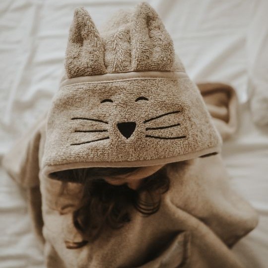 My Memi Bambusowy Ręcznik Light Grey 0+