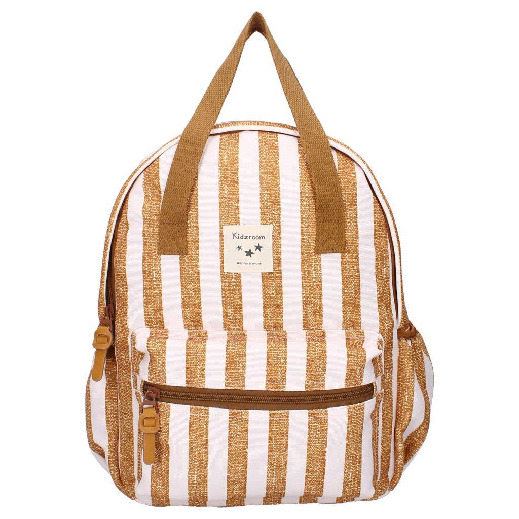KIDZROOM Plecak dla dzieci L Stripe Frenzy Brown 